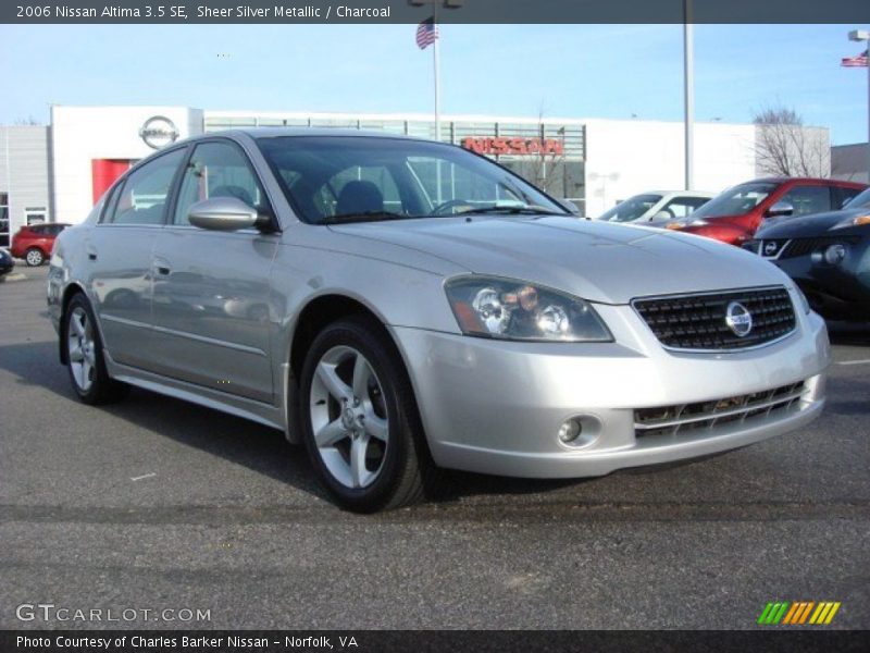 Sheer Silver Metallic / Charcoal 2006 Nissan Altima 3.5 SE