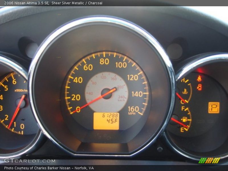 Sheer Silver Metallic / Charcoal 2006 Nissan Altima 3.5 SE