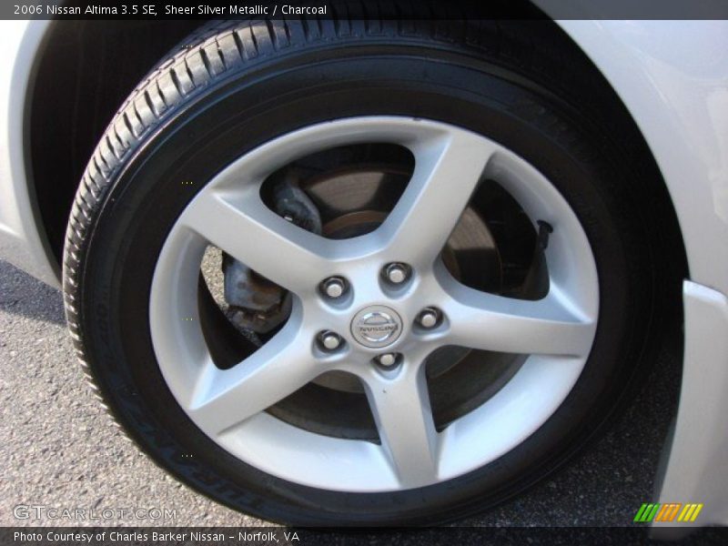 Sheer Silver Metallic / Charcoal 2006 Nissan Altima 3.5 SE