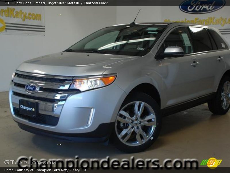 Ingot Silver Metallic / Charcoal Black 2012 Ford Edge Limited