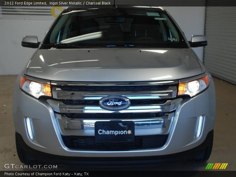 Ingot Silver Metallic / Charcoal Black 2012 Ford Edge Limited
