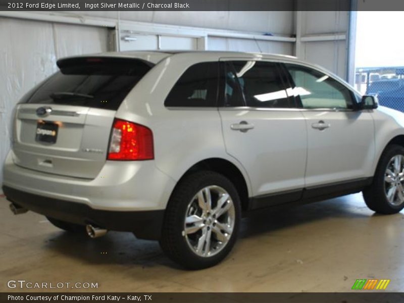 Ingot Silver Metallic / Charcoal Black 2012 Ford Edge Limited