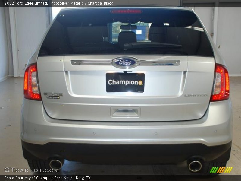 Ingot Silver Metallic / Charcoal Black 2012 Ford Edge Limited