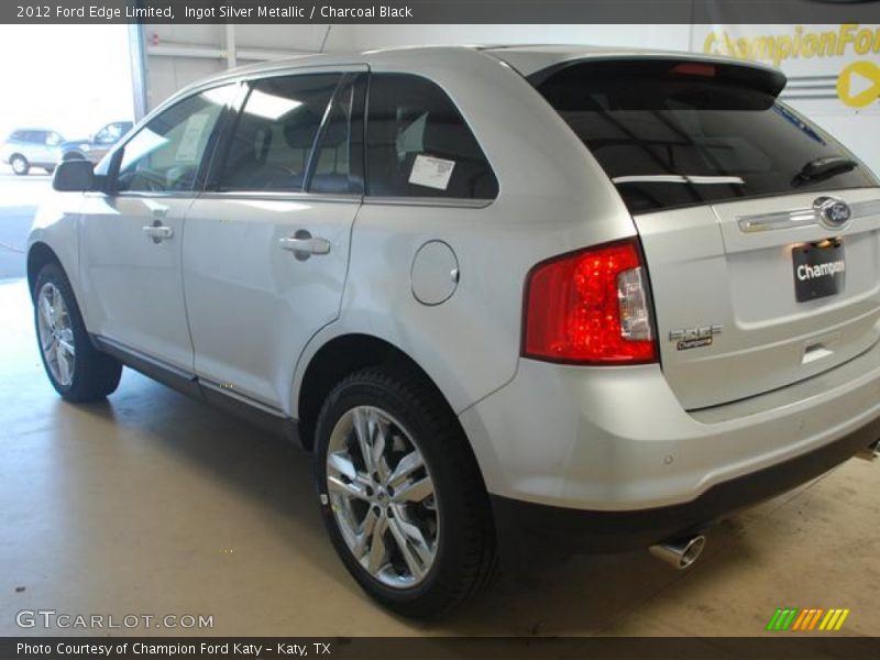 Ingot Silver Metallic / Charcoal Black 2012 Ford Edge Limited