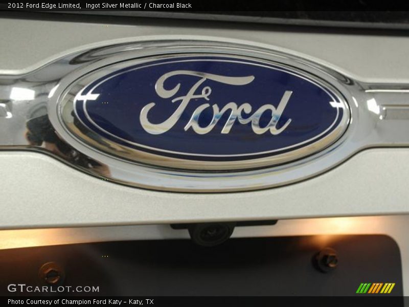 Ingot Silver Metallic / Charcoal Black 2012 Ford Edge Limited