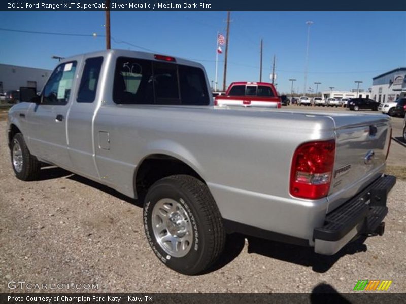 Silver Metallic / Medium Dark Flint 2011 Ford Ranger XLT SuperCab