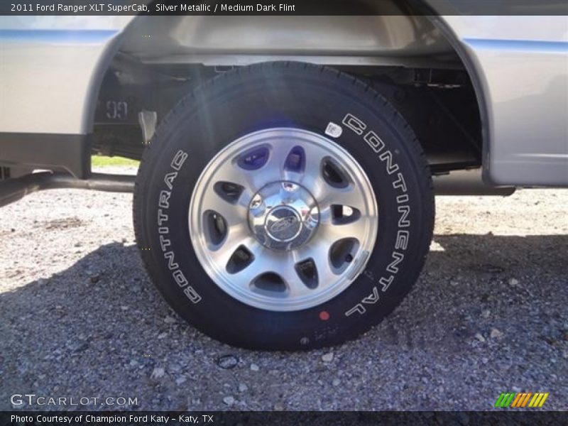 Silver Metallic / Medium Dark Flint 2011 Ford Ranger XLT SuperCab