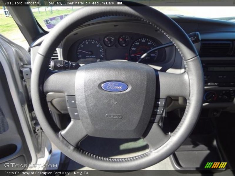 Silver Metallic / Medium Dark Flint 2011 Ford Ranger XLT SuperCab