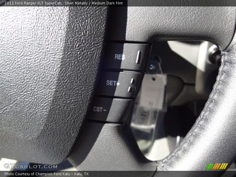 Silver Metallic / Medium Dark Flint 2011 Ford Ranger XLT SuperCab