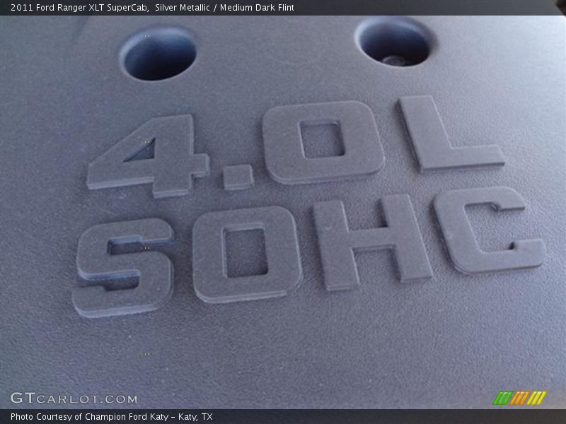 Silver Metallic / Medium Dark Flint 2011 Ford Ranger XLT SuperCab