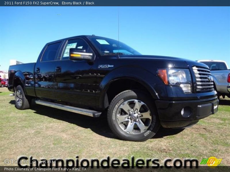 Ebony Black / Black 2011 Ford F150 FX2 SuperCrew