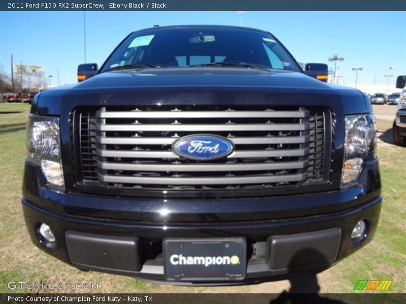 Ebony Black / Black 2011 Ford F150 FX2 SuperCrew