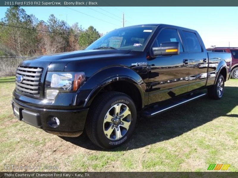 Ebony Black / Black 2011 Ford F150 FX2 SuperCrew