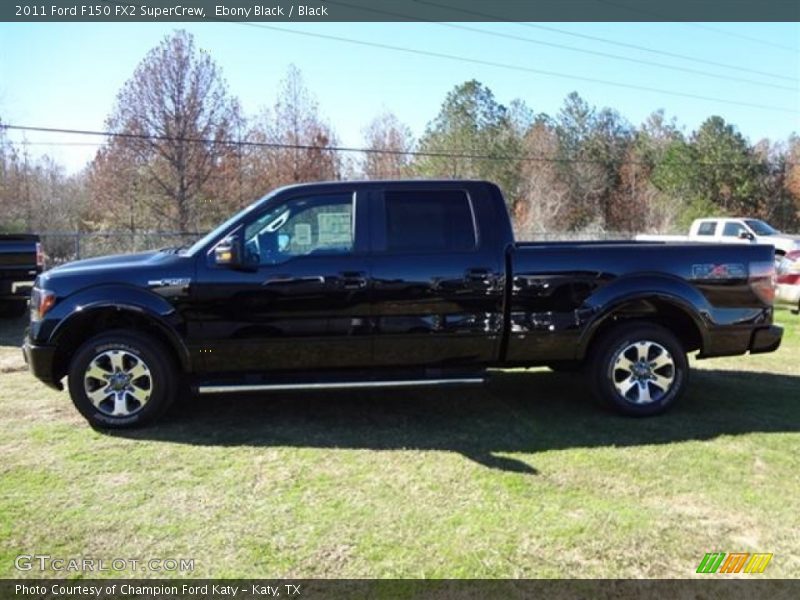 Ebony Black / Black 2011 Ford F150 FX2 SuperCrew