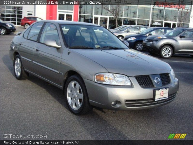 Bronze Shimmer / Charcoal 2005 Nissan Sentra 1.8 S Special Edition