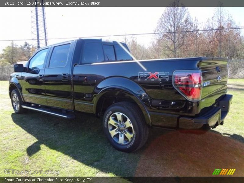 Ebony Black / Black 2011 Ford F150 FX2 SuperCrew