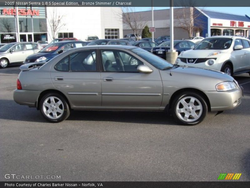 Bronze Shimmer / Charcoal 2005 Nissan Sentra 1.8 S Special Edition