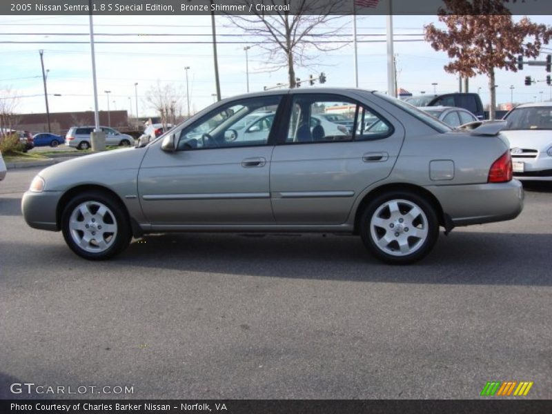 Bronze Shimmer / Charcoal 2005 Nissan Sentra 1.8 S Special Edition
