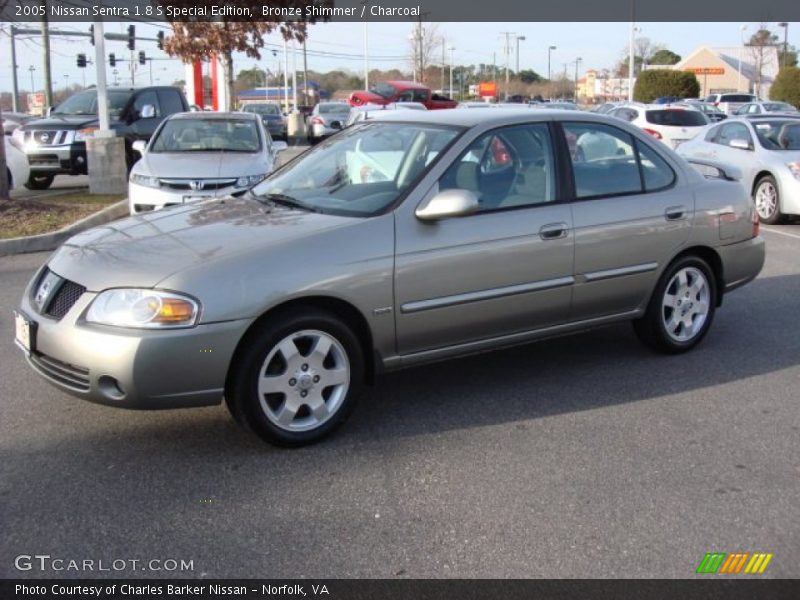Bronze Shimmer / Charcoal 2005 Nissan Sentra 1.8 S Special Edition