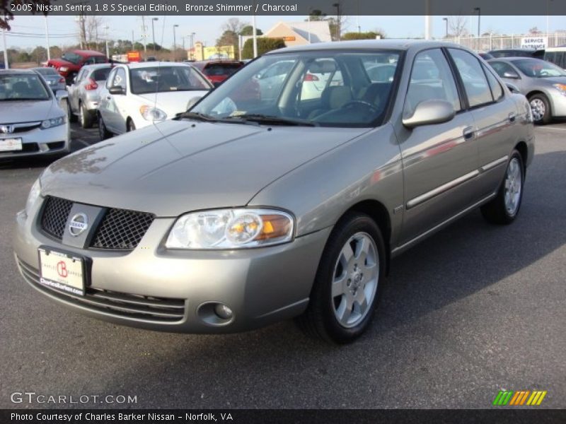 Bronze Shimmer / Charcoal 2005 Nissan Sentra 1.8 S Special Edition
