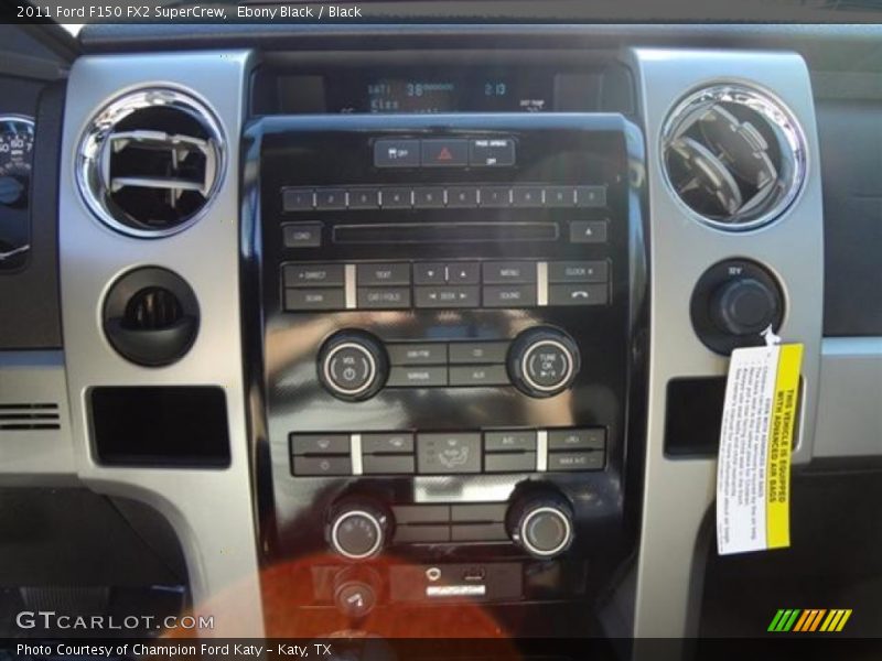 Ebony Black / Black 2011 Ford F150 FX2 SuperCrew