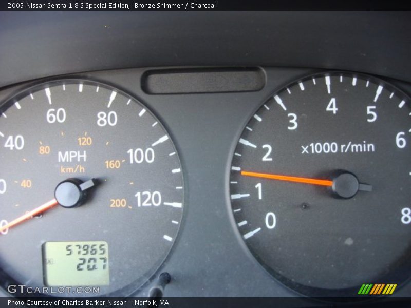 Bronze Shimmer / Charcoal 2005 Nissan Sentra 1.8 S Special Edition