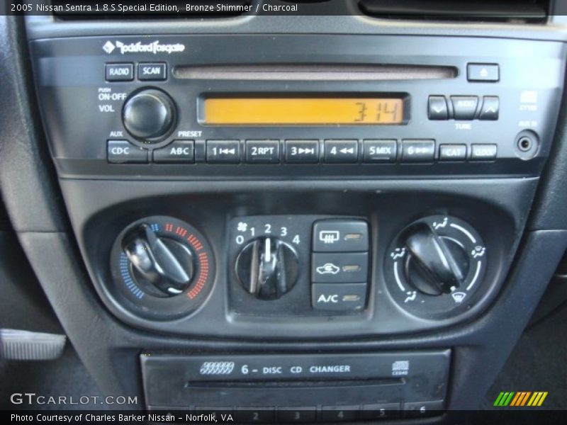 Bronze Shimmer / Charcoal 2005 Nissan Sentra 1.8 S Special Edition