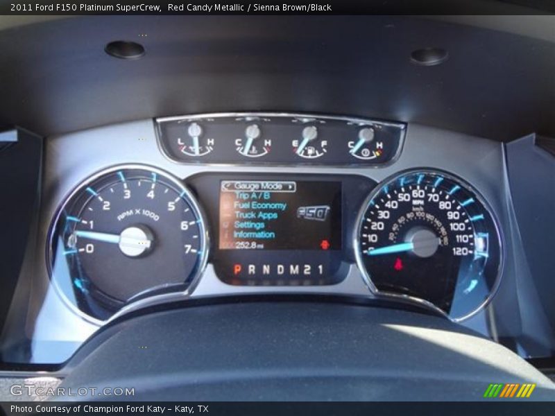  2011 F150 Platinum SuperCrew Platinum SuperCrew Gauges