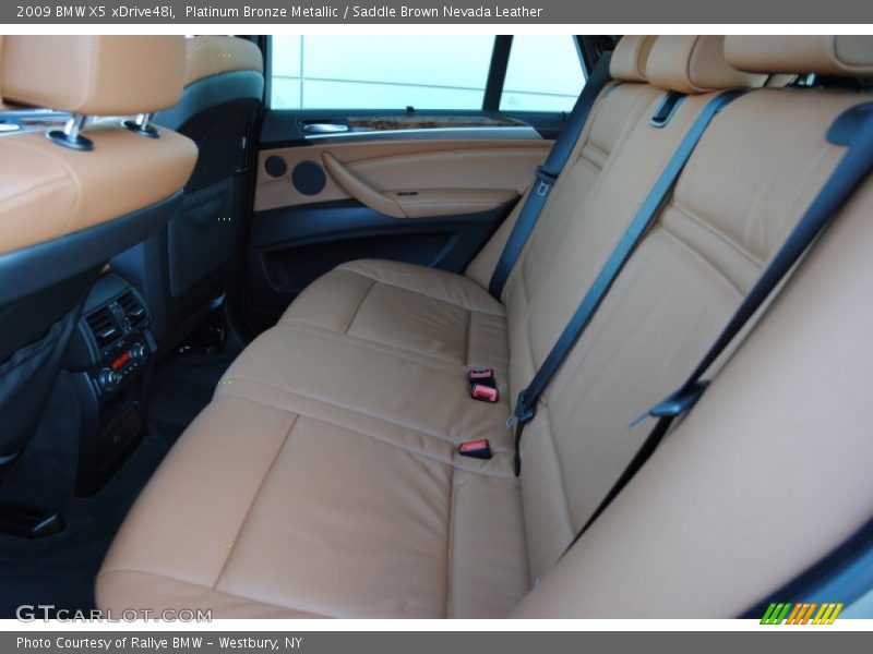 Platinum Bronze Metallic / Saddle Brown Nevada Leather 2009 BMW X5 xDrive48i