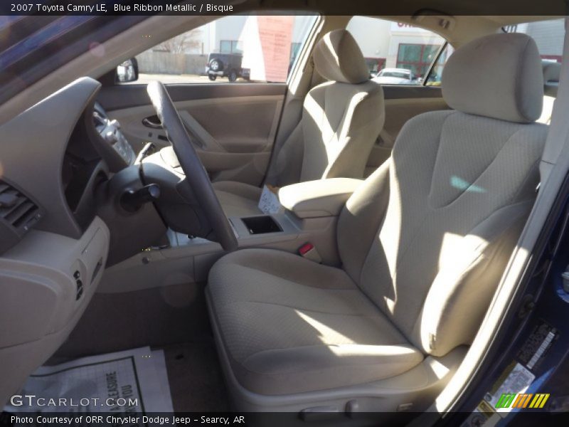 Blue Ribbon Metallic / Bisque 2007 Toyota Camry LE