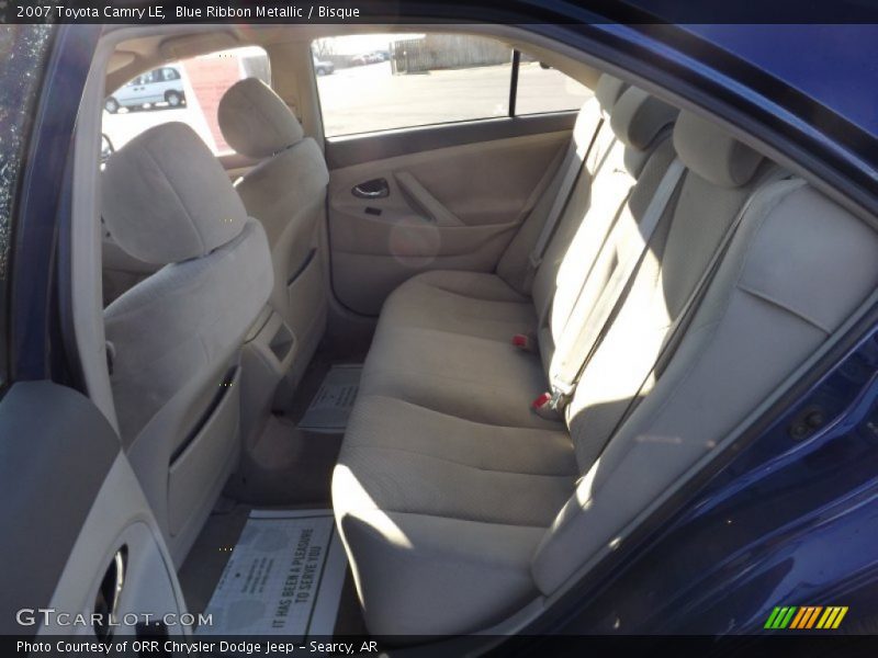 Blue Ribbon Metallic / Bisque 2007 Toyota Camry LE