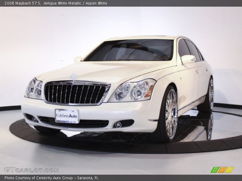 Antigua White Metallic / Aspen White 2008 Maybach 57 S