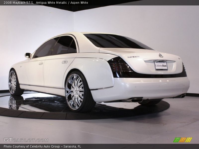 Antigua White Metallic / Aspen White 2008 Maybach 57 S