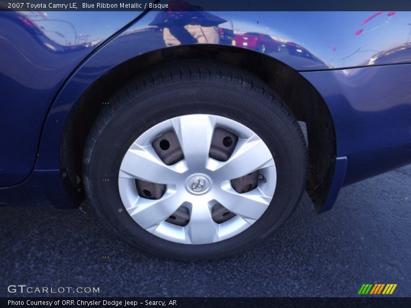 Blue Ribbon Metallic / Bisque 2007 Toyota Camry LE