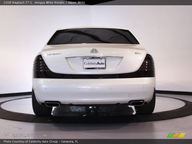 Antigua White Metallic / Aspen White 2008 Maybach 57 S