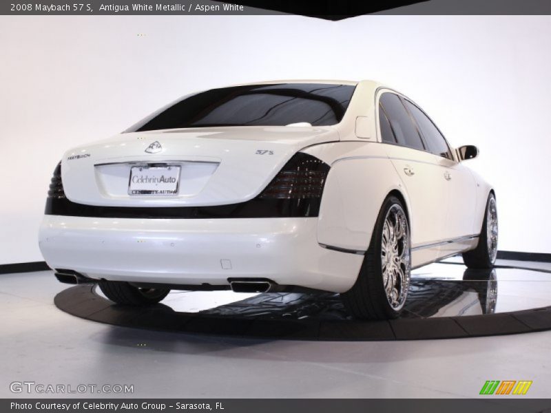 Antigua White Metallic / Aspen White 2008 Maybach 57 S