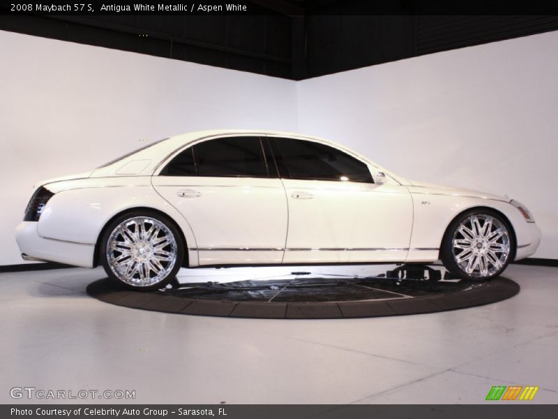 Antigua White Metallic / Aspen White 2008 Maybach 57 S