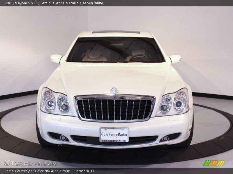 Antigua White Metallic / Aspen White 2008 Maybach 57 S