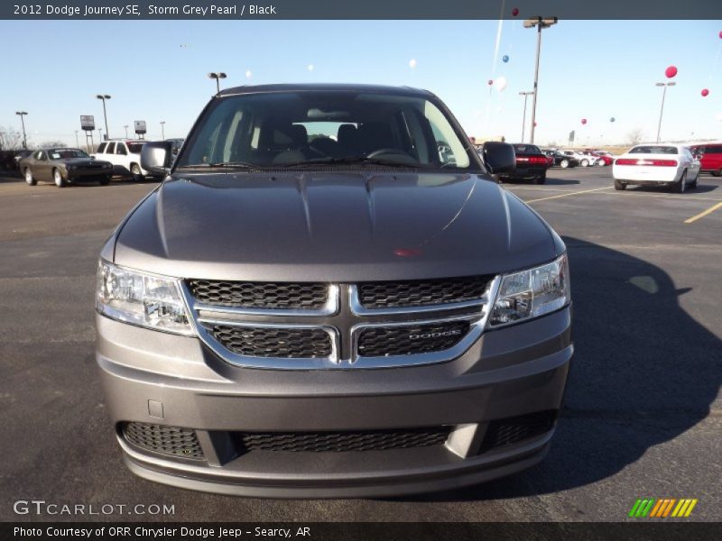 Storm Grey Pearl / Black 2012 Dodge Journey SE