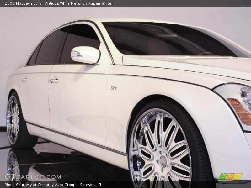 Antigua White Metallic / Aspen White 2008 Maybach 57 S