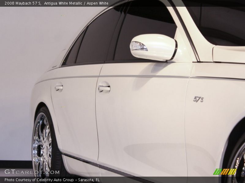 Antigua White Metallic / Aspen White 2008 Maybach 57 S