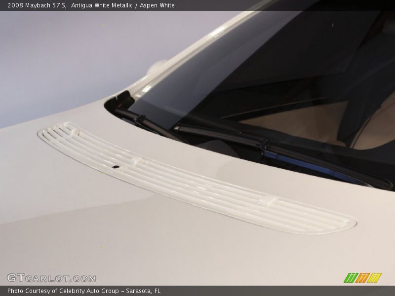Antigua White Metallic / Aspen White 2008 Maybach 57 S