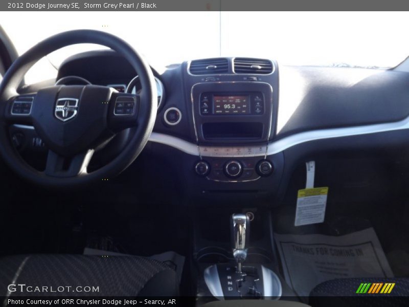 Storm Grey Pearl / Black 2012 Dodge Journey SE