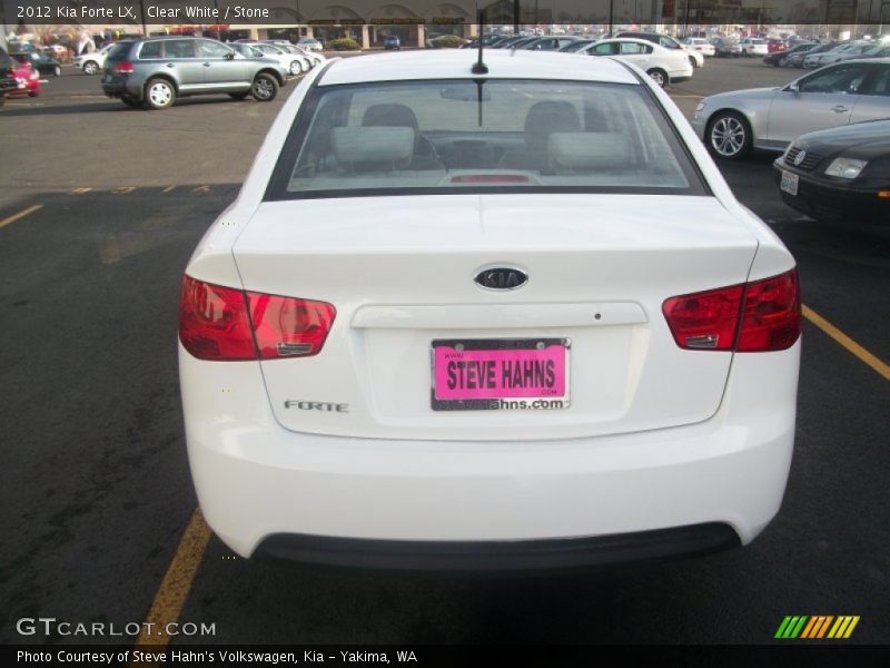Clear White / Stone 2012 Kia Forte LX