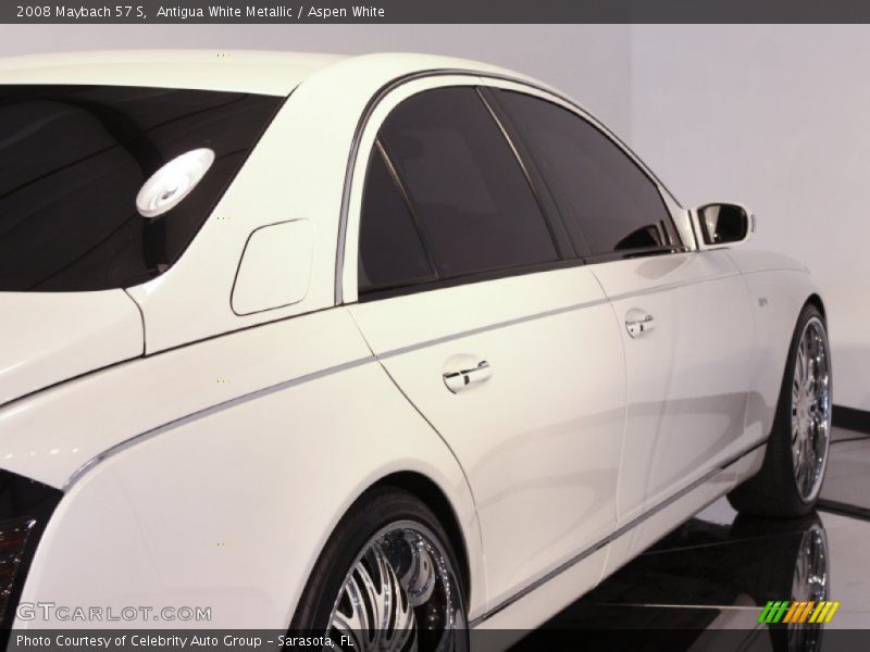 Antigua White Metallic / Aspen White 2008 Maybach 57 S