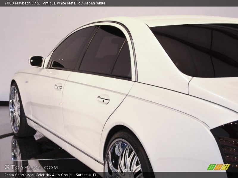 Antigua White Metallic / Aspen White 2008 Maybach 57 S