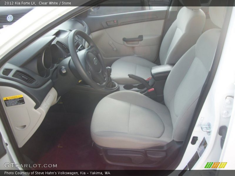 Clear White / Stone 2012 Kia Forte LX