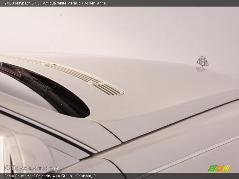 Antigua White Metallic / Aspen White 2008 Maybach 57 S