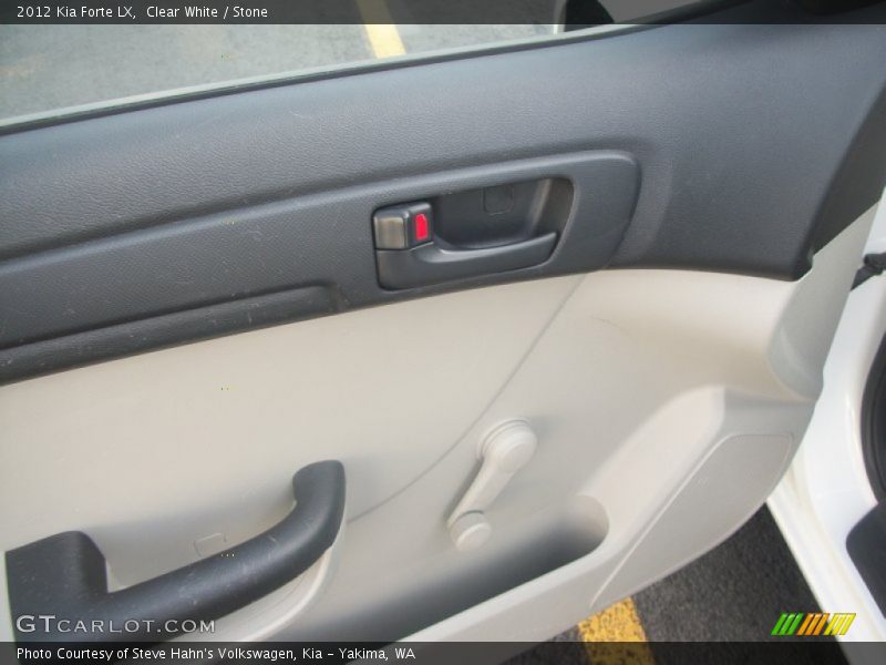 Clear White / Stone 2012 Kia Forte LX