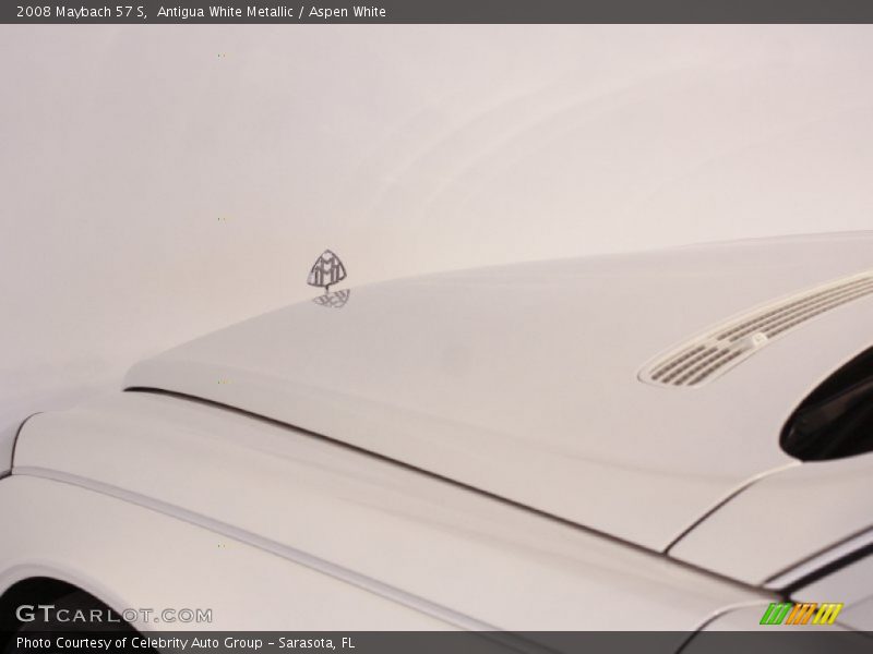 Antigua White Metallic / Aspen White 2008 Maybach 57 S